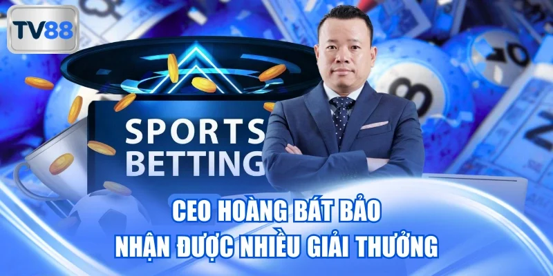 CEO Hoàng Bát Bảo nhận được nhiều giải thưởng