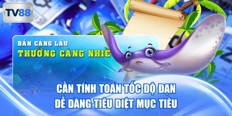 Cần tính toán tốc độ đạn dễ dàng tiêu diệt mục tiêu